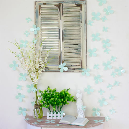Blomster 3D Vægklistermærke – Forvandl dit hjem med stil!