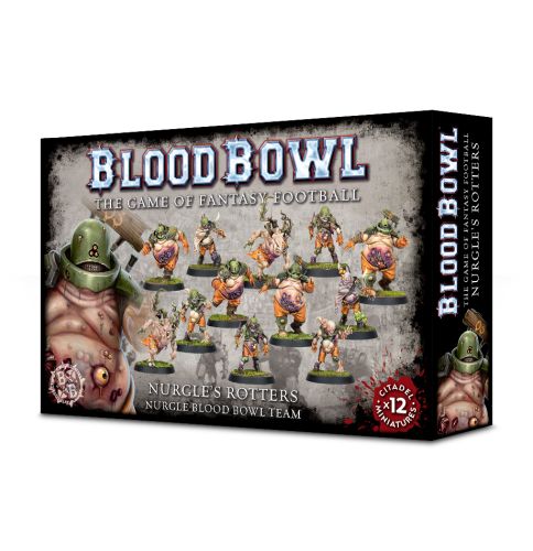Blood Bowl - Nurgle Rotters Team til Spil