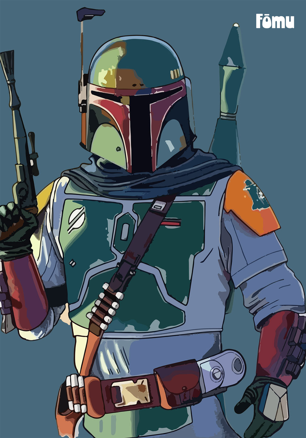 Boba Fett Plakat – Fantastisk Kunst til Børneværelset
