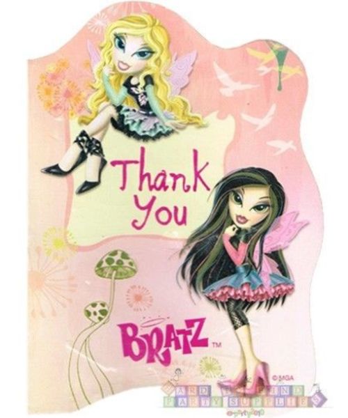 Bratz Fashion Pixiez Takke Kort med Kuverter til Fest