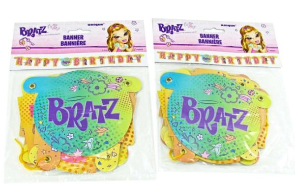 Bratz Fødselsdagsbanner - Festlig Dekoration til Fødselsdag