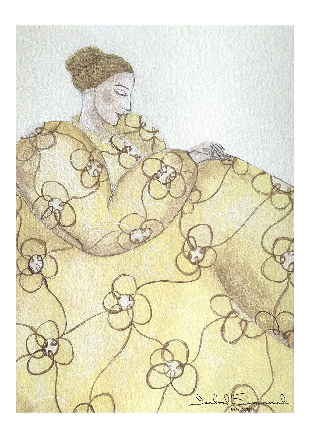 Lysende Kunsttryk af Isabel Savannah - Illux.dk