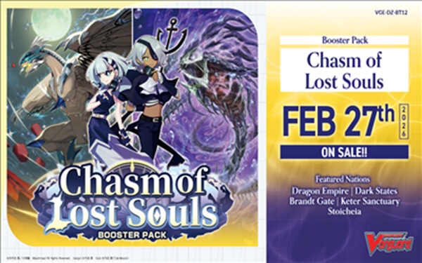 Cardfight Vanguard Ccg Divinez Set 12: Chasm Lost Souls Booster Box Display 16 Pakker Engelsk