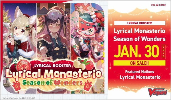 Cardfight  Vanguard Ccg   Divinez Set 02: Lyrical Monasterio Season   Wonders Lyrical Booster Box  Display  16 Pakker Engelsk