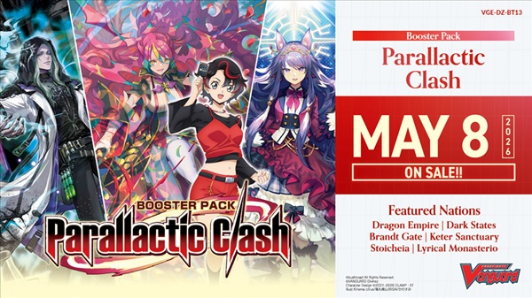 Cardfight  Vanguard Ccg   Divinez Set 13: Parallactic Clash Booster Box  Display  16 Pakker Engelsk