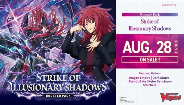 Cardfight  Vanguard Ccg   Divinez Set 15: Strike   Illusionary Shadows  Display  16 Pakker Engelsk