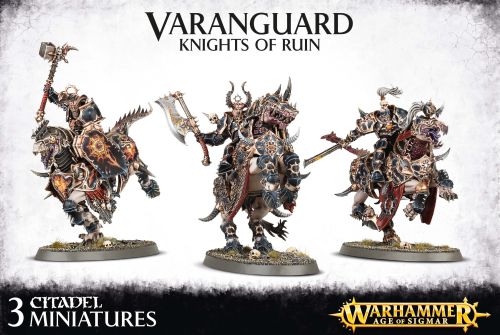 Chaos Everchosen Varanguard - 3 Dæmoniske Riddere