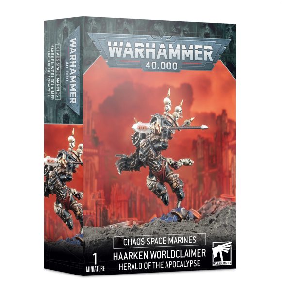 Chaos Space Marines Haarken Worldclaimer  Herald   The Apocalypse 99120102164