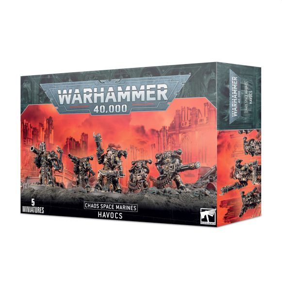 Chaos Space Marines Havocs - Kraftfuld støtte til kamp