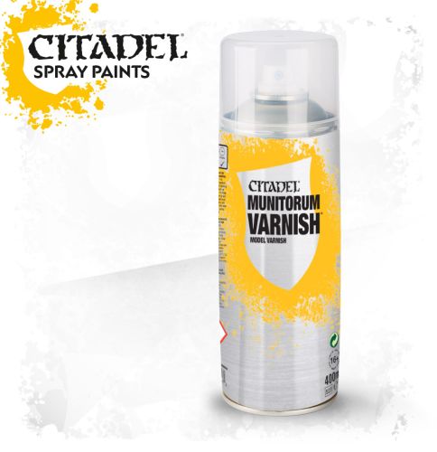 Citadel Munitorum Mat Varnish Spray - Beskyt dine modeller!