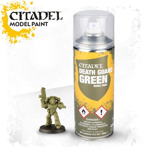 Citadel Primer Spray: Death Guard Green - Hurtig Levering!