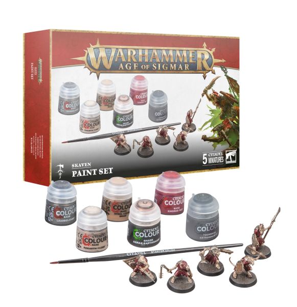 Citadel Skaven Malingssæt 2024 - Warhammer Tilbud!