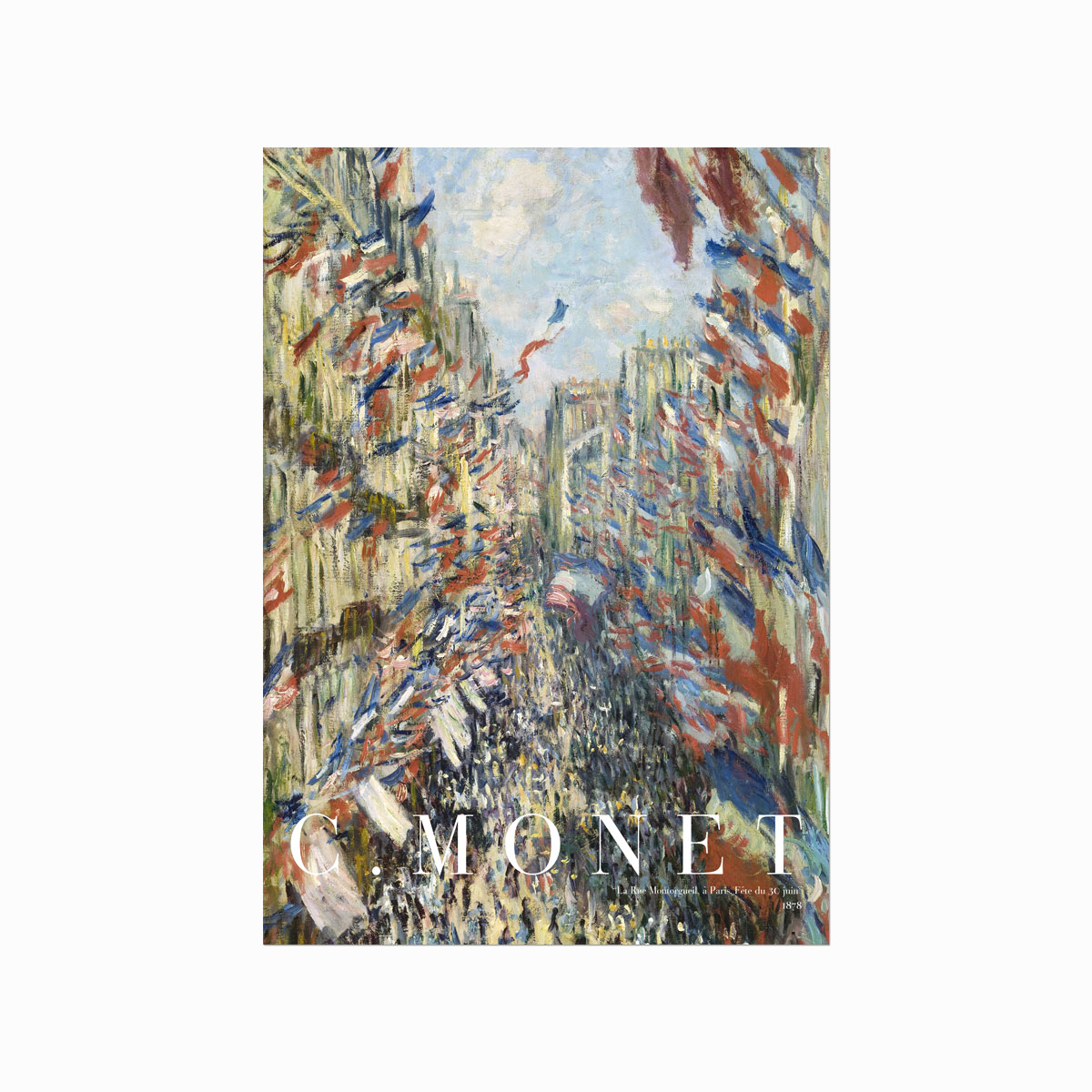 Claude Monet    Rue Montorgueil