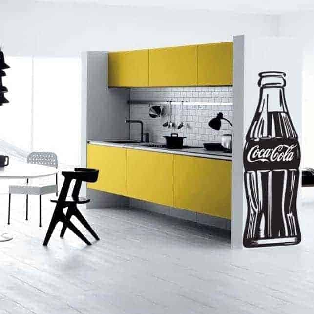 Coca-cola Flaske Wallsticker
