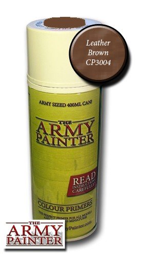 Farveprimer Spray - Læderbrun fra Army Painter