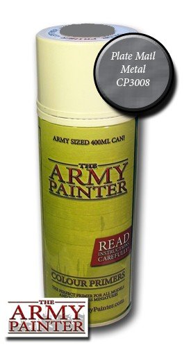 Farveprimer Spray - Plate Mail Metal fra Army Painter
