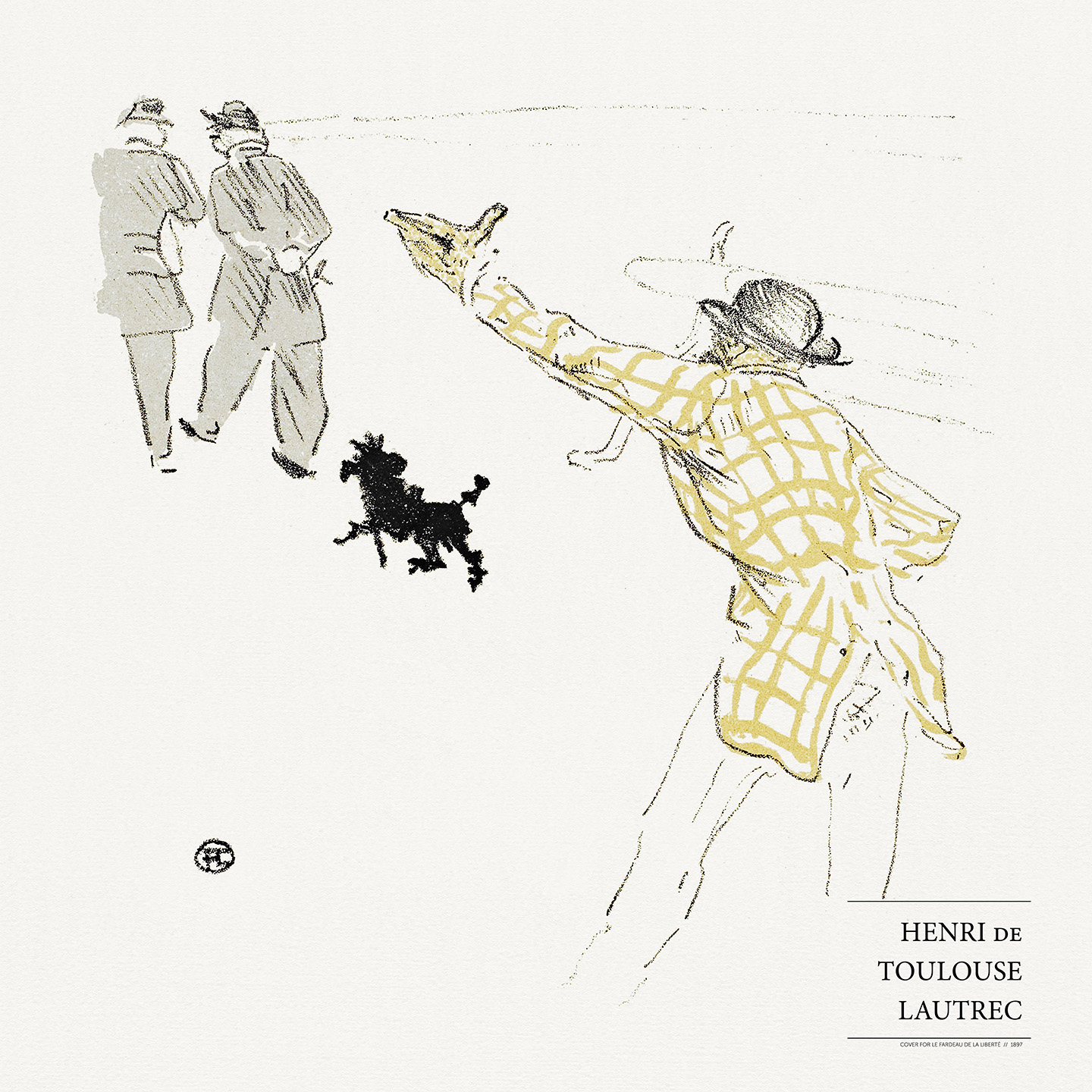 Eksklusiv Kunstplakat "Le Fardeau De La Libert" – Unik!