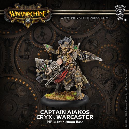 Cryx: Captain Aiakos - Frygtindgydende Warcaster
