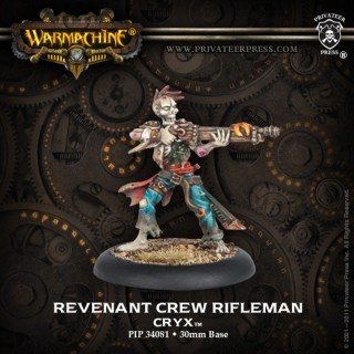 Cryx: Revenant Crew Rifleman Weapon Attachment     Pip 34081