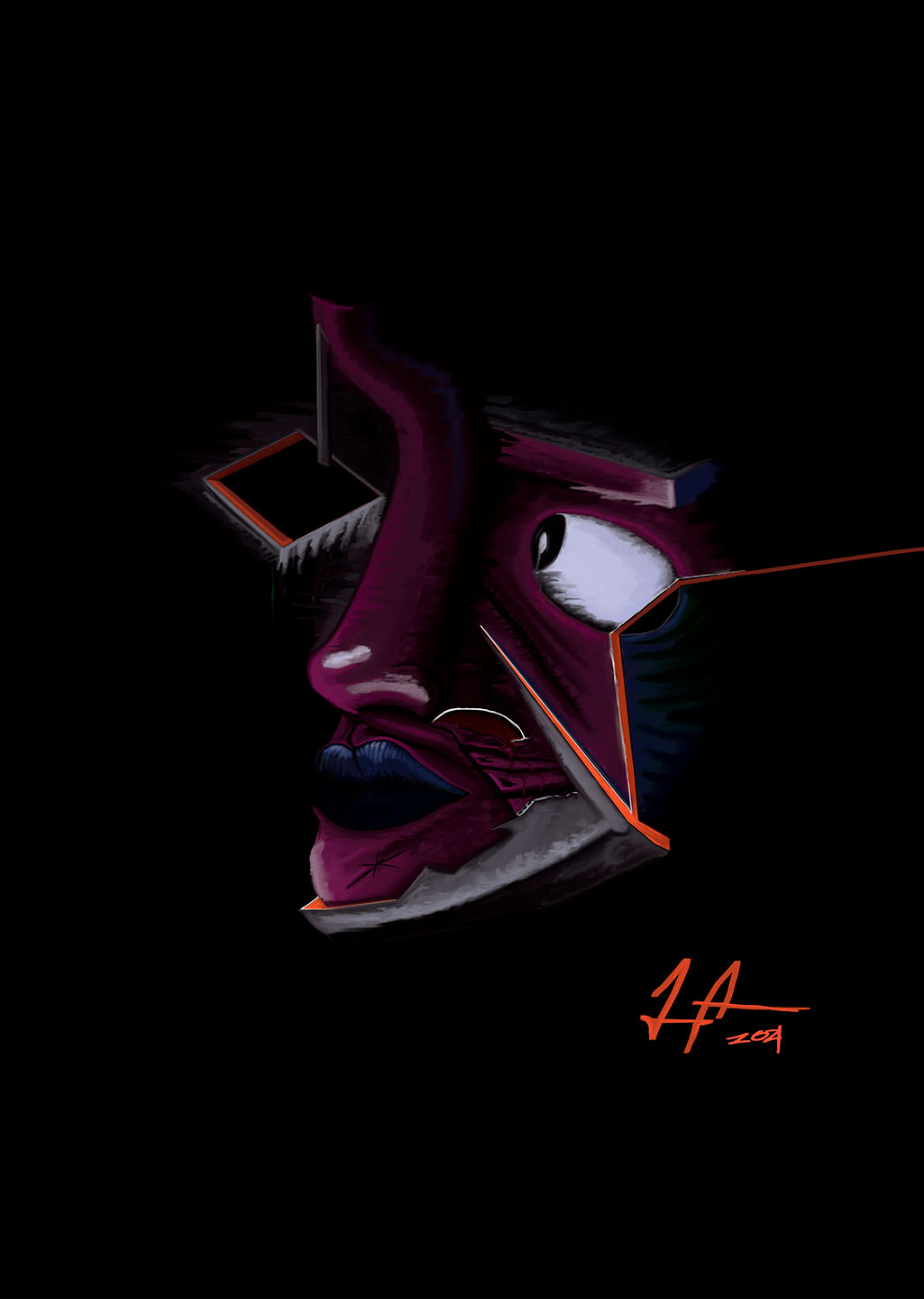 Cyborg Plakat af Jacob Andreasen – Eksklusiv hos Illux.dk