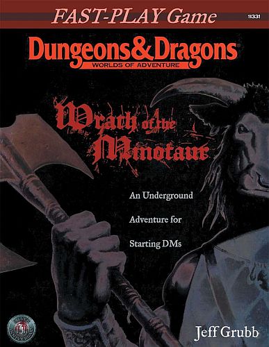 : Adventure: Wrath   The Minotaur     Dungeons And Dragons