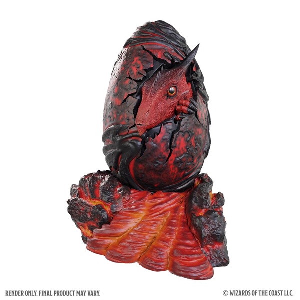 Dungeons   Dragons Replicas   The Realms: Red Dragon Egg 13cm
