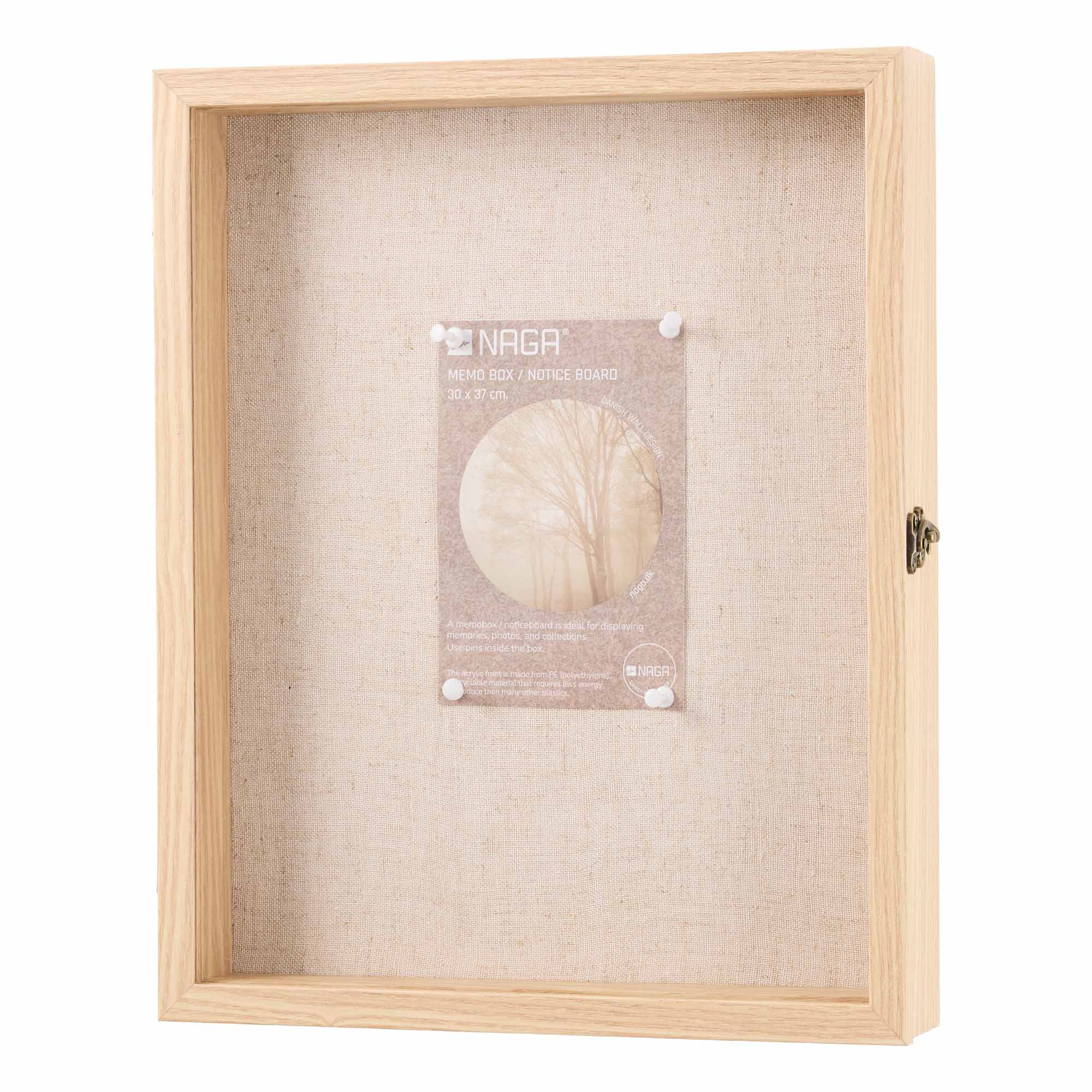 Elegant 3D Træramme 30x37 cm – Vægpynt til Dit Hjem