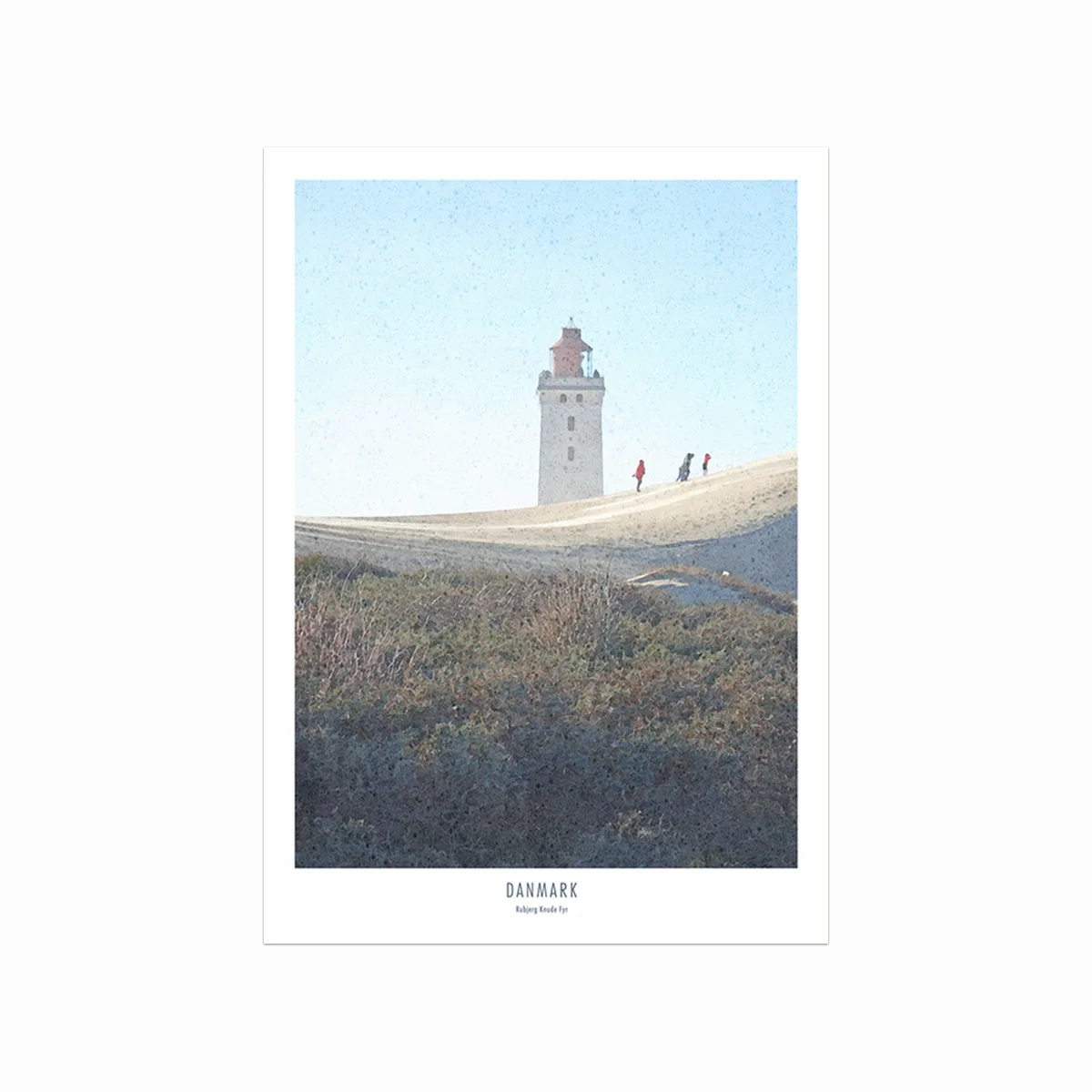 Rubjerg Knude Fyr Plakat – Dansk Maritim Kunst til Dit Hjem