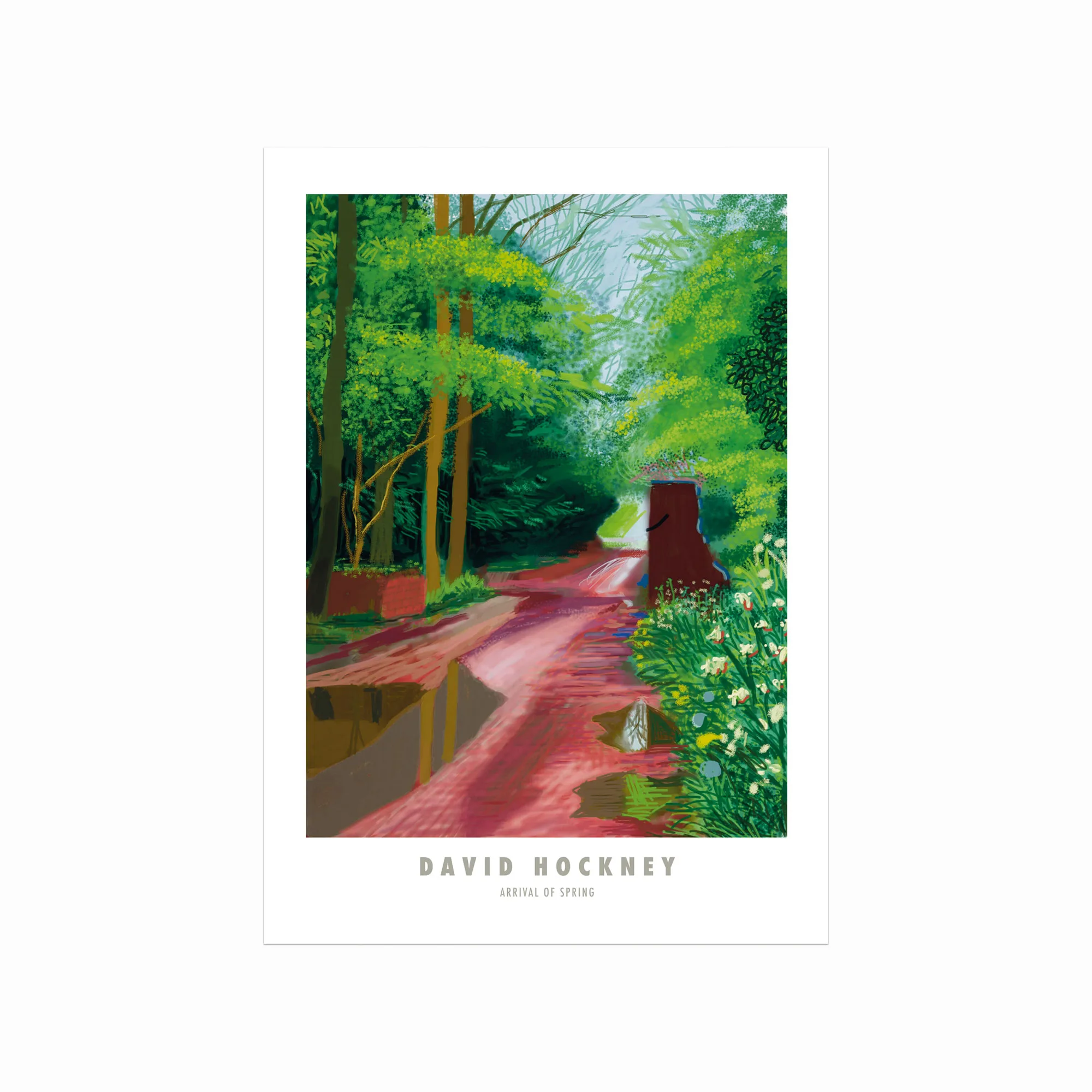 David Hockney Plakat – Forårets Skønhed til Dit Hjem