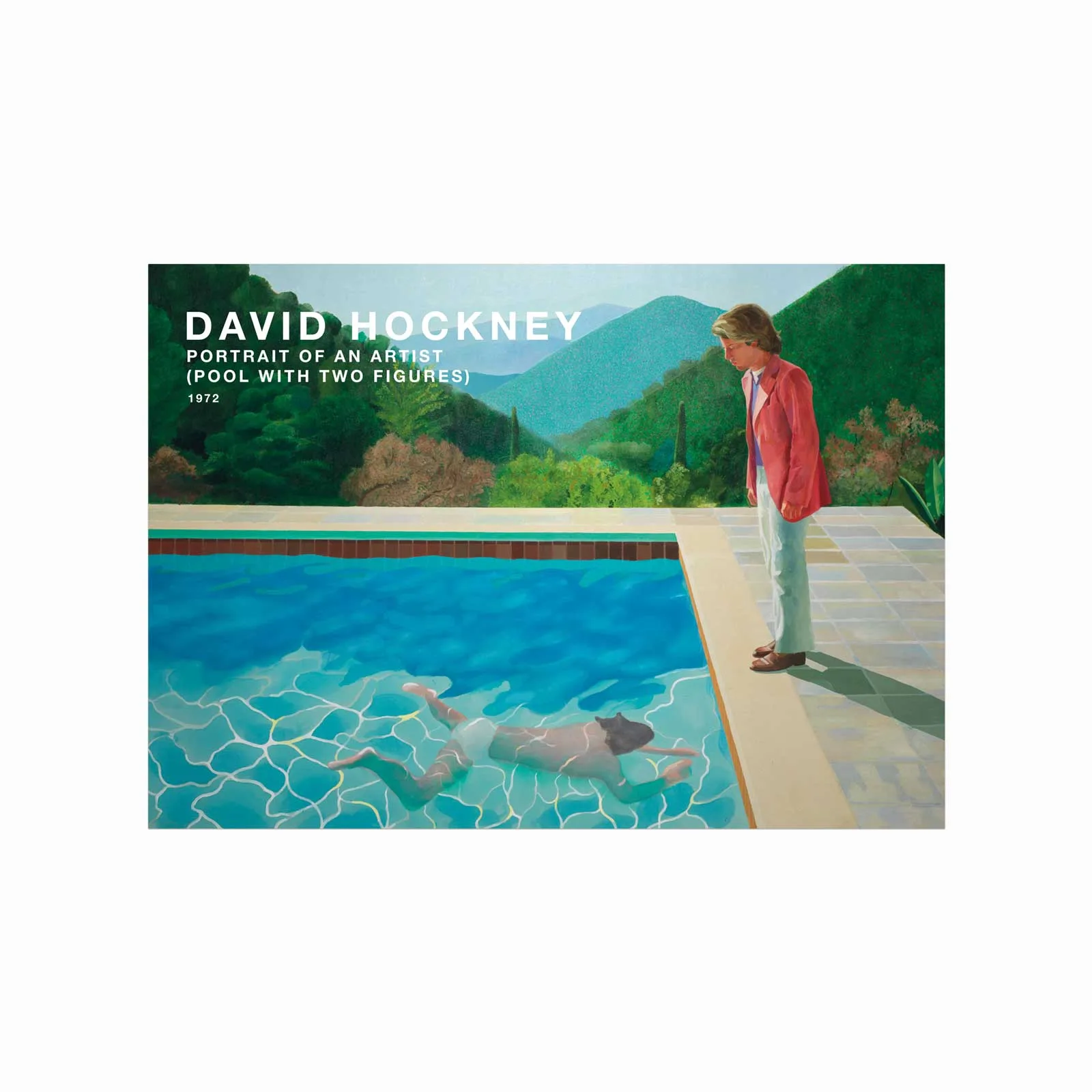 David Hockney Plakat – Farverig Pool Kunst til Dit Hjem