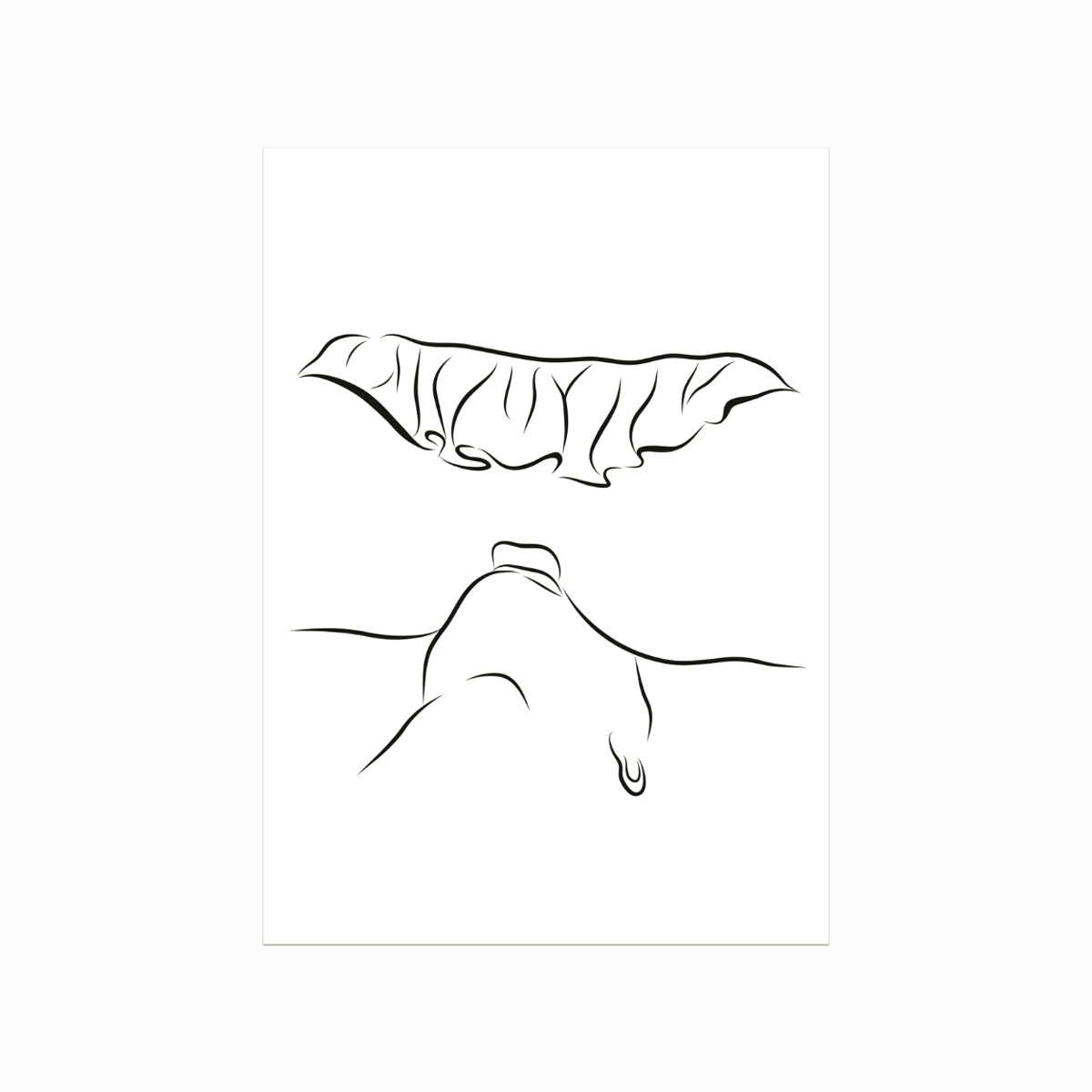 Elegant Erotisk Plakat til Luksuriøs Indretning