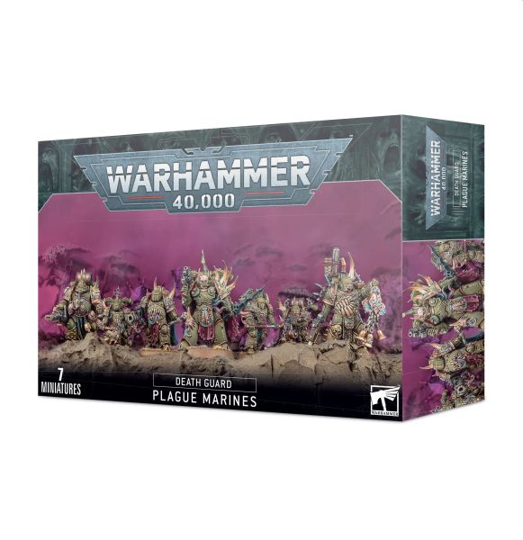 Death Guard Plague Marines - Warhammer 40K Model Sæt