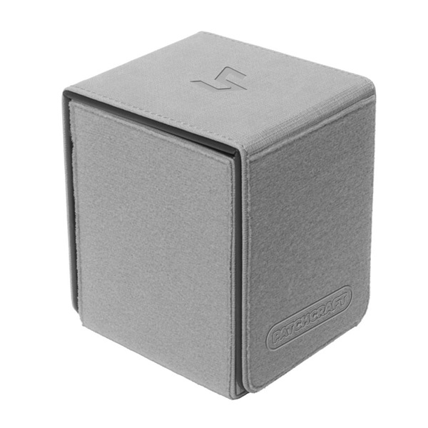 Deck Box Alcove Flip Box  Leatherette : Patchcraft: Gray Ultra Pro  16641