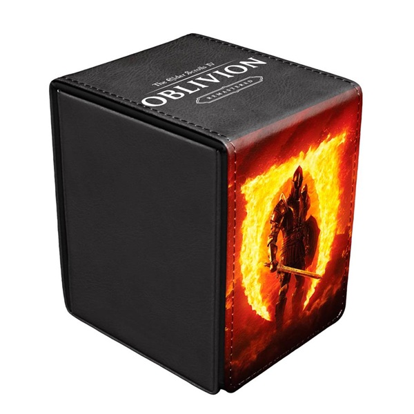 Deck Box Alcove Flip Box  Leatherette : The Elder Scrolls  : Oblivion Remastered Ultra Pro  16649