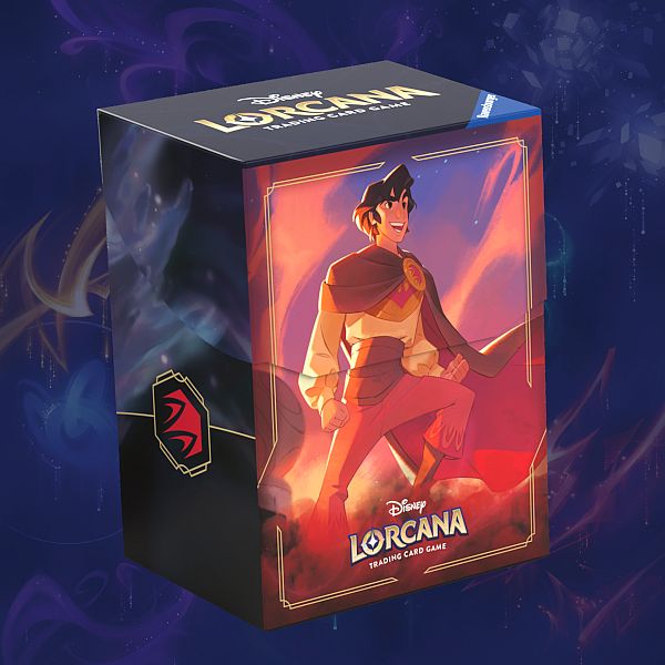 Deck Box Disney Lorcana Tcg: Set Shimmering Skies: Aladdin