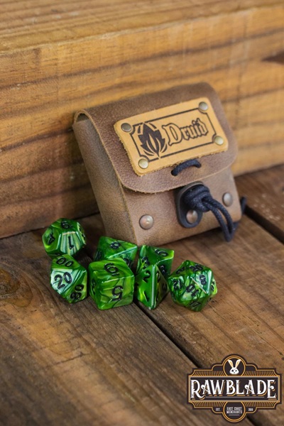 Dice Bag Druid Rawblade Live Rollespil