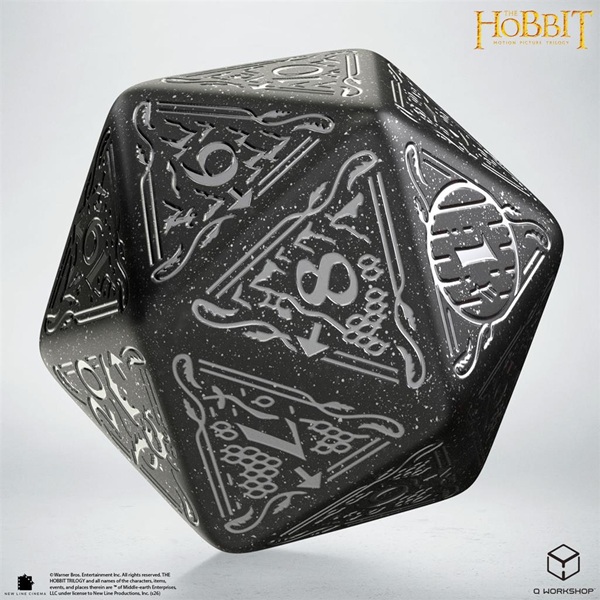 Dice 20 Sidet  D20  Terning The Hobbit Tcg : Jumbo Dice Umbral  Spindown   -workshop