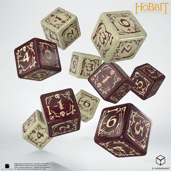 Dice Terninges 195 166   10 Terninger   Sidet  D6  The Hobbit Tcg: Goblins