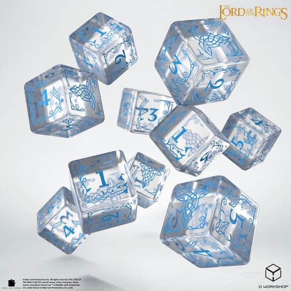 Dice Terninges 195 166 10 Terninger Sidet D6 The Lord The Rings: Rivendell Water