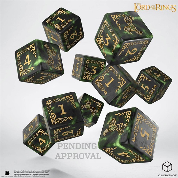 Dice Terninges 195 166 10 Terninger Sidet D6 The Lord The Rings: Rohan