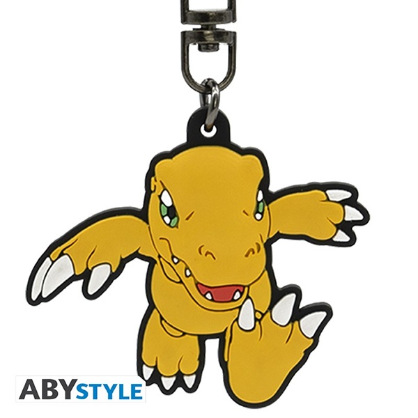 Digimon Agumon Pvc Keychain 195 184 Glering