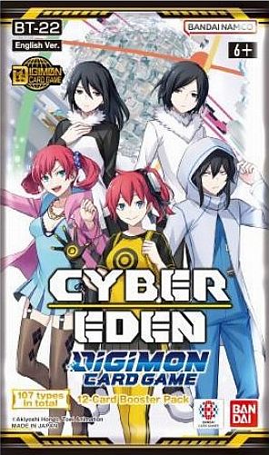 Digimon Card Game Bt22: Cyber Eden Booster Pack
