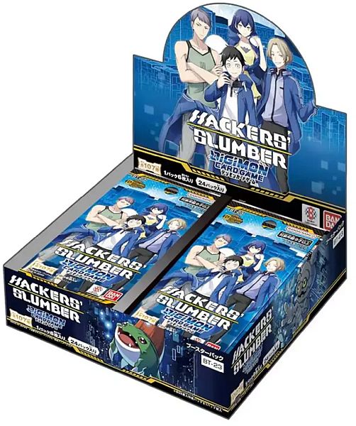 Digimon Card Game Bt23: Hackers 226 128 153  Slumber Booster Box  Display  24 Packs