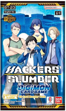 Digimon Card Game Bt23: Hackers 226 128 153  Slumber Booster Pack
