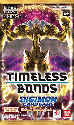 Digimon Card Game Bt26: Timeless Bonds Booster Box  Display  24 Packs