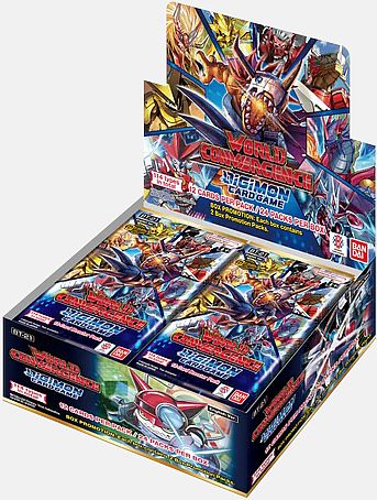 Digimon Card Game Bt21: World Convergence Booster Box  Display  24 Packs