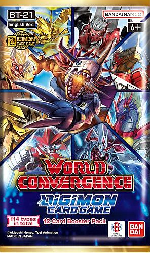 Digimon Card Game Bt21: World Convergence Booster Pack