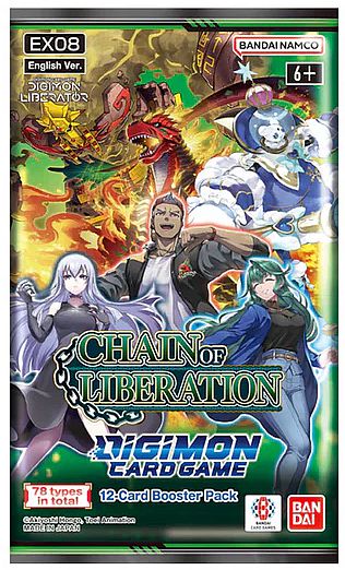 Digimon Card Game Ex08: Chain   Liberation Booster Pack