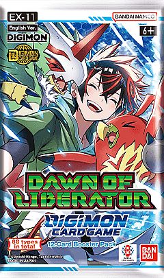 Digimon Card Game Ex11: Dawn   Liberator Booster Pack