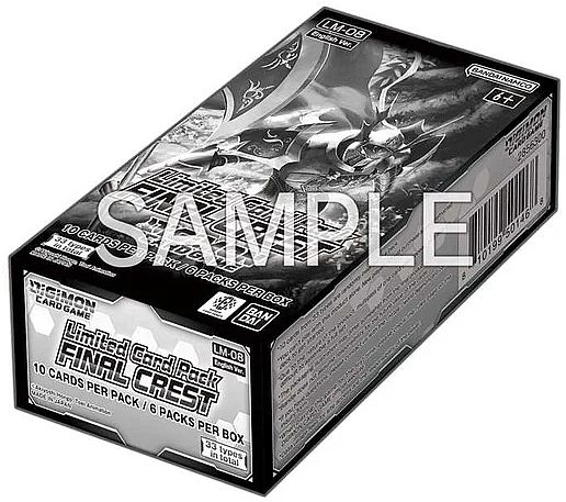 Digimon Card Game Lm08 Final Crest Limited Card Pack Display    Booster Packs